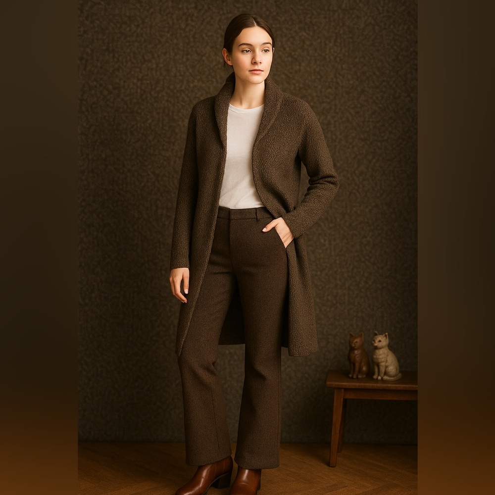 Elegant Brown Women's Pants